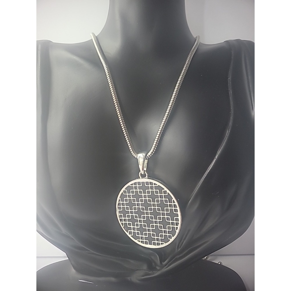 Vintage WHBM White House Black Market Necklace Rope Chain Pendant Jewelry‎